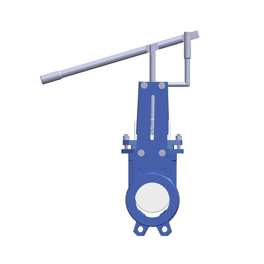 Lever Operated Knife Valve Gate Valve Valves Qingdao Fluido Industrial