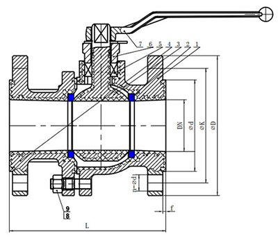 PTFE Lined Ball Valve (2)