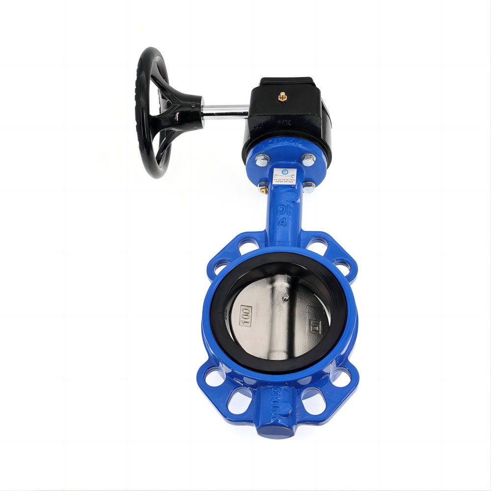 Wafer Butterfly Valve With Worm Gear