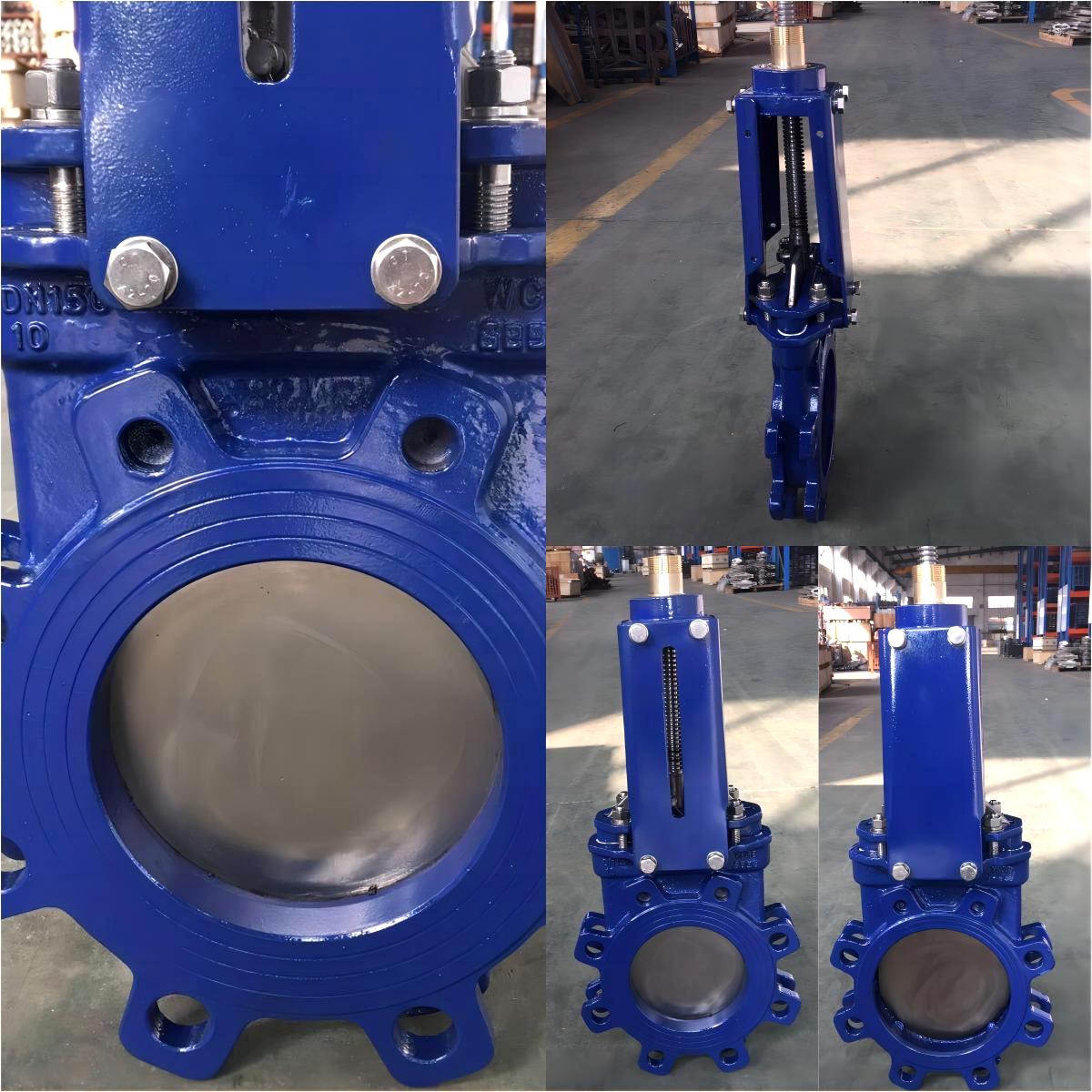 Cast steel knife gate valves are exported to Russia for civil sewage systems